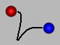 Схема рождения электрона и позитрона из унитронного поля.
